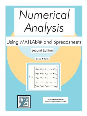 cover image of Numerical Analysis Using MATLAB and Spreadsheets